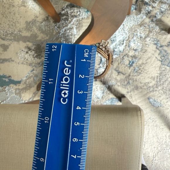 Vintage Stunning 1980’s Diamond 14k Bypass Ring ( unnoticeable flaw, see notes!! - Picture 10 of 14